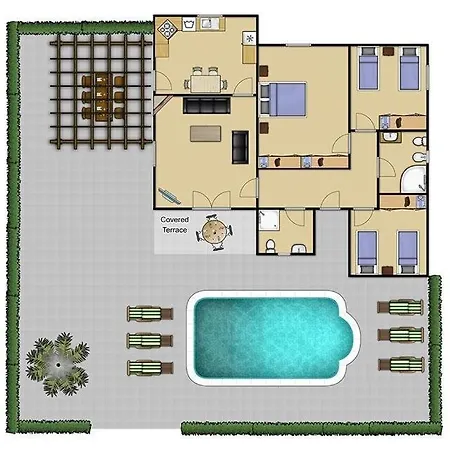Cala Blanca Sleeps 6 Pool Air Con Wifi كالا بلانكا